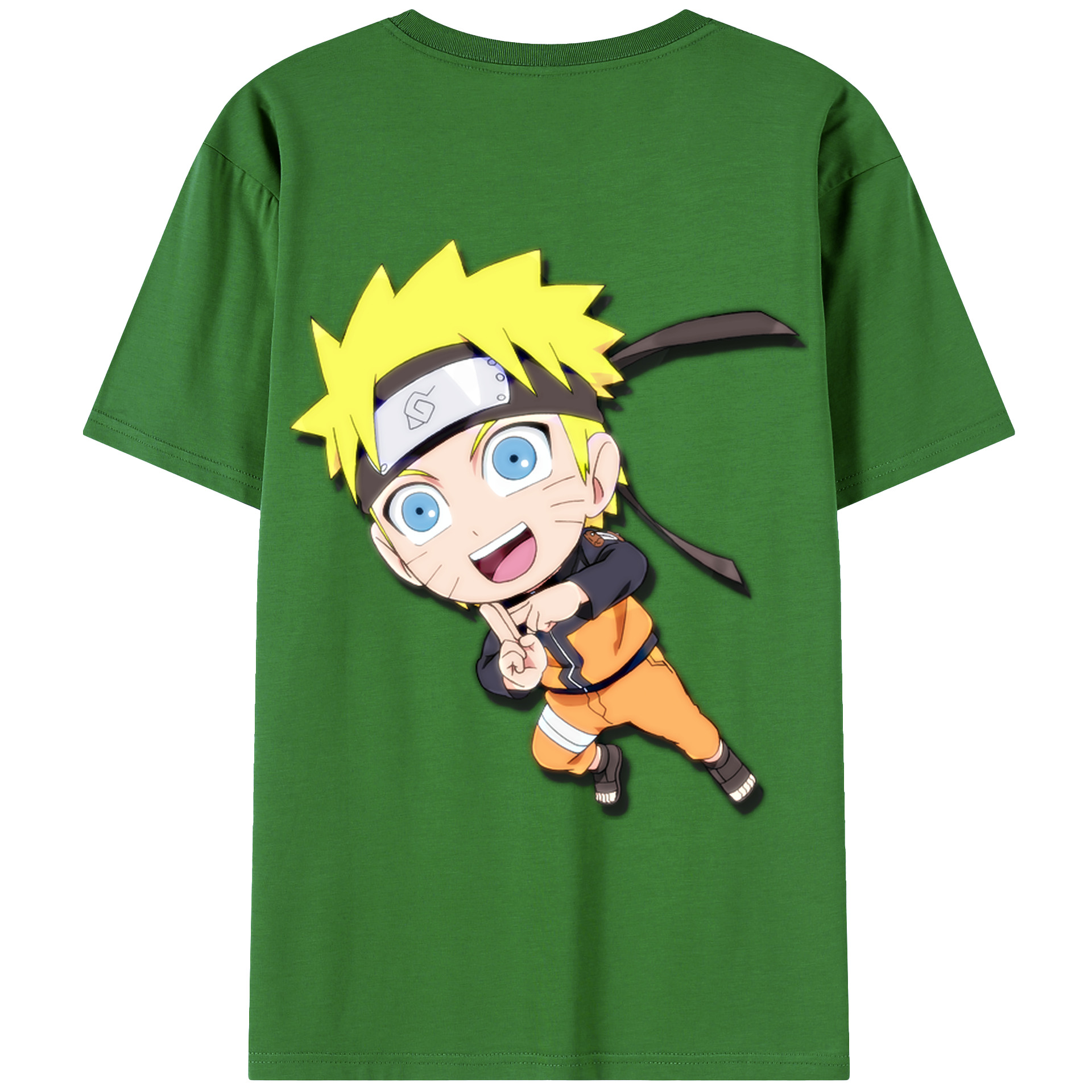 （画像用） NARUTO -ナルト- うずまき ナルト Uzumaki Naruto レディース半袖Tシャツ(バックプリント)